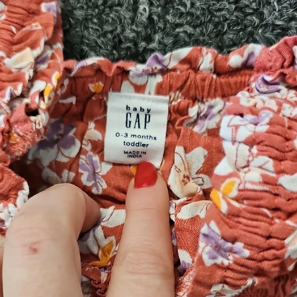Baby Gap Floral Romper Dress Bundle 0-3 Months